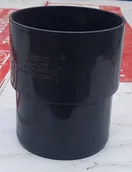 Rynny i akcesoria - Kaczmarek Złącze złączka rury spustowej 100 grafit - miniaturka - grafika 1