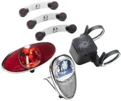 Lampki rowerowe - REELIGHT zestaw oświetleniowy RL 770 przednie światło i kołach seryjnych ckdauerlicht i światło postojowe 97807 - miniaturka - grafika 1