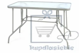 Garthen Zestaw ogrodowy składany stół + 4 krzesła - czarny - Meble ogrodowe - miniaturka - grafika 5