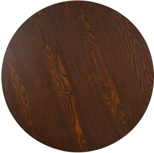 vidaXL Stolik bistro, ciemnobrązowy, 80 cm, MDF - Stoły - miniaturka - grafika 2