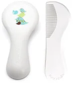 Inne akcesoria do pielęgnacji dzieci - SUAVINEX Szczotka i grzebień kolor biały 3162385 - miniaturka - grafika 1