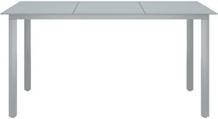 vidaXL 7-cz. zestaw mebli jadalnianych do ogrodu, aluminium 3070636 - Meble ogrodowe - miniaturka - grafika 10