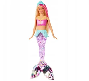 Mattel BRB Dreamtopia Magiczna Syrenka z falującym i świecącym ogonem GFL82 - Lalki dla dziewczynek - miniaturka - grafika 3