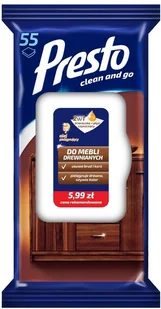 Presto 2W1 Ściereczki + Płyn Do Mebli Drewnianych - Ściereczki, gąbki, czyściki - miniaturka - grafika 14