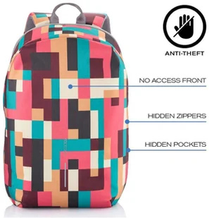 XD Design Plecak na lapotp Bobby Soft Geometric - Torby na laptopy - miniaturka - grafika 11