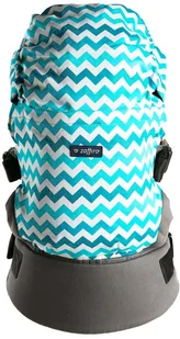Womar Nosidełko Zaffiro Care zygzak biało-turkus 013729 - Nosidełka dla dzieci Womar Nosidełko Zaffiro Care zygzak biało-turkus 013729 - Nosidełka dla dzieci - miniaturka - grafika 1