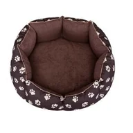 Legowiska dla psów - Hobbydog Legowisko dla psa 65x55 cm Brąz w łapki LNYRBRL1 - miniaturka - grafika 1
