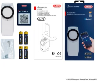 ABUS ABUS HomeTec Pro napęd zamka drzwi Bluetooth biały - Pozostałe oświetlenie - miniaturka - grafika 5