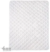 Pokrowce na materace - Nakładka ochronna AMZ Mikrofibra Rozmiar 90x200 Kolor biały - miniaturka - grafika 1