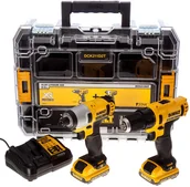 Zestawy narzędziowe - DeWALT Zestaw Combo DCK211D2T 10,8V 2Ah (DCD710 + DCF815) - miniaturka - grafika 1
