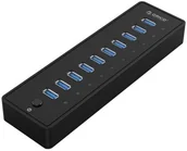 Huby USB - ORICO Adapter Hub 10w1 10x USB 3.0 - miniaturka - grafika 1