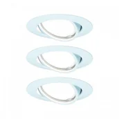 Oprawy, klosze i abażury - Paulmann Base Coin wychylna LED 3-st ściem 3x5W 230V 51mm Biały/metal 93427 - miniaturka - grafika 1