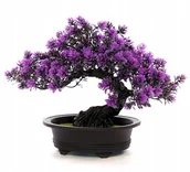 Sztuczne kwiaty - Sztuczne Drzewko Bonsai dekoracyjne 21cm Doniczka - miniaturka - grafika 1