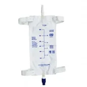 Meble i wyposażenie gabinetów medycznych - Inna Prostokątny worek do zbiórki moczu na nogę 1 szt. 600 ml NN-MZA-WDZM-005 - miniaturka - grafika 1