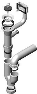 Alveus Syfon pojedynczy manualny 1 1/2 (1011717) - Syfony - miniaturka - grafika 2