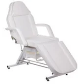 Fotele kosmetyczne - Beauty System Fotel kosmetyczny z kuwetami BW-262A biały - miniaturka - grafika 1
