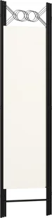 vidaXL Parawan 3-panelowy, biały, 120 x 180 cm vidaXL - Parawany - miniaturka - grafika 4