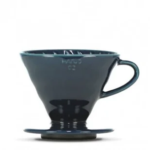 Hario Ceramiczny dripper V60-02 fioletowy + 40 szt. filtrów - Zaparzacze i kawiarki - miniaturka - grafika 3