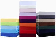 Prześcieradła - NatureMark Premium łóżek wodnych i łóżek kontynentalnych prześcieradło z gumką firmy  Jersey 200 x 220 cm + 40 cm wysokość z elastan, czekoladowobrązowy, 180x200 do 200 x 220 cm schokobraun_220 - miniaturka - grafika 1