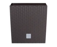 Donice - Prosperplast RATO LOW Doniczka 9,8l ratan umbra DRTS225L - miniaturka - grafika 1