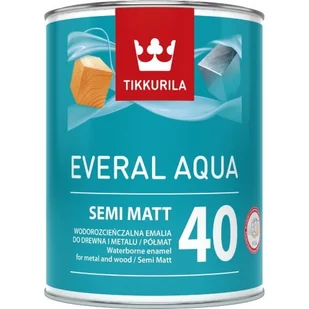 Tikkurila Emalia akrylowa Everal Aqua baza A półmat [40] 0 45 l - Farby do metalu - miniaturka - grafika 2