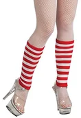 Stroje karnawałowe - Boland boland 01715  ocieplacz do nóg, rozmiar uniwersalny, czerwony/biały - miniaturka - grafika 1
