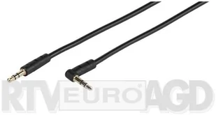 Vivanco Kabel minijack 3.5mm 0.5m Czarny 46135 46135 - Kable - miniaturka - grafika 2