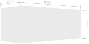 vidaXL Lumarko 7-cz. zestaw szafek TV, biały, płyta wiórowa 3078712 - Szafki RTV - miniaturka - grafika 9