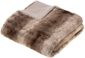 Narzuty - Atmosphera Narzuta z imitacji futra GRIZZLI 120 x 160 cm beżowa 172441B - miniaturka - grafika 1