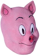 Stroje karnawałowe - Ciao 68187.  maska prosiaczek z lateksu, różowa - miniaturka - grafika 1