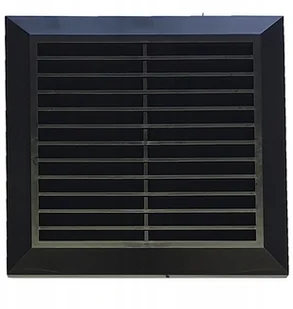 Parkanex Wentylacyjna 170x170 Fi 100 Z Siatką Czarna - Kratki wentylacyjne - miniaturka - grafika 2
