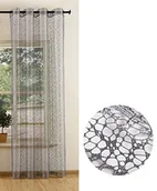 Zasłony - Gardinenbox Firanka Zasłona z oczkami jednokolorowa przezroczysty dekoracyjna zasłona sieciowy struktura, 20352 60282954 - miniaturka - grafika 1