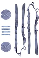 Pozostały sprzęt i akcesoria do ćwiczeń - Insportline Zestaw do mocowania hamaka do jogi - wsporniki, śruby i pasy Hemmokstrap 1IN-14147 - miniaturka - grafika 1