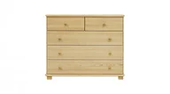 Komody - Meble Magnat komoda sosnowa 5s g47 - miniaturka - grafika 1