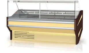 Rapa Lada chłodnicza z szybą prostą, pionową, blatem ze stali nierdzewnej (płótno), 1530x1070x1220 mm | L-F 153/107 L-F/153/107 - Szafy i witryny chłodnicze - miniaturka - grafika 5