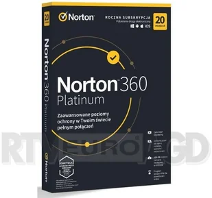 NortonLifeLock NortonLifeLock 360 Platinum 20st 12m - Programy antywirusowe - miniaturka - grafika 2