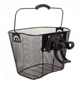 Koszyki rowerowe - Duży Kosz Metalowy na Rower Koszyk Rowerowy Click - miniaturka - grafika 1