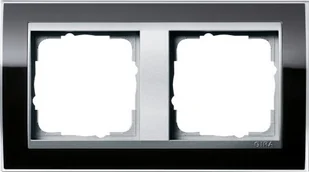 Gira EVENT CLEAR ANTRACYT/ALUMINIUM Ramka X2 [0212736] - Klawisze i ramki - miniaturka - grafika 2