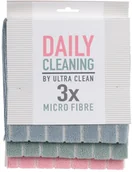 Ściereczki, gąbki, czyściki - Clean Ultra Ścierka kuchenna z mikrofibry mikrowłókna ścierki 3 szt. 710903 - miniaturka - grafika 1