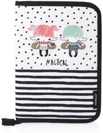 Etui i futerały do telefonów - Miniland Etui na dokumenty/książęczkę zdrowia - czarno-białe Magical - miniaturka - grafika 1