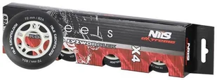 Nils EXTREME PU 72x24 82A CZARNE MATOWE KÓŁKA (4 szt.) EXTREME - Akcesoria do skatingu - miniaturka - grafika 4