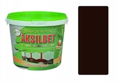 Farby zewnętrzne - Aksilbet Farba do betonu ogrodzeń 1L brąz ciemny - miniaturka - grafika 1