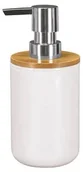 Mydelniczki i dozowniki mydła - Kleine Wolke Dozownik do mydła Timber White - miniaturka - grafika 1