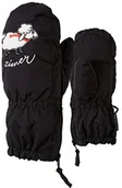 Rękawice narciarskie - Ziener Rękawiczki dziewcząt LE Zoo Minis Gloves, czarny 801952 - miniaturka - grafika 1