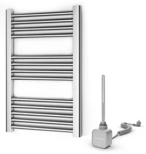 WARMTEC Grzejnik łazienkowy elektryczny 45 x 70 cm ENCANTO Warmtec chrom ENCANTO-450X700-C-EL - Grzejniki łazienkowe - miniaturka - grafika 2