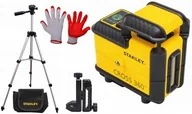 Poziomice laserowe - Stanley Laser krzyżowy CROSS 360 wiązka zielona + GRATIS - miniaturka - grafika 1