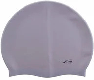 Pływanie - Vivo Czepek silikonowy Vivo B-1300 szary - miniaturka - grafika 1