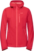 Kurtki i kamizelki sportowe damskie - Jack Wolfskin Jack Wolfskin Eagle Peak Kurtka Kobiety, tulip red XL 2021 Kurtki codzienne 1113001-2058005 - miniaturka - grafika 1