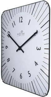 Nextime Zegar ścienny, Alex Radio Controlled, biały, 35x35x5 cm - Zegary - miniaturka - grafika 4