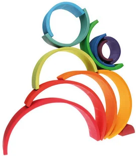 Grimm's Grimm's, kolorowa tęcza, 12 elementów - Łamigłówki - miniaturka - grafika 19